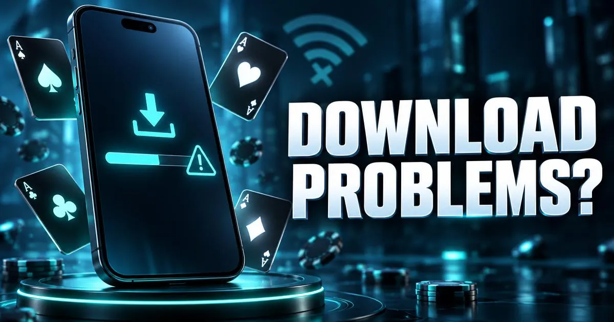 Download progress bar stuck midway representing a failed app download