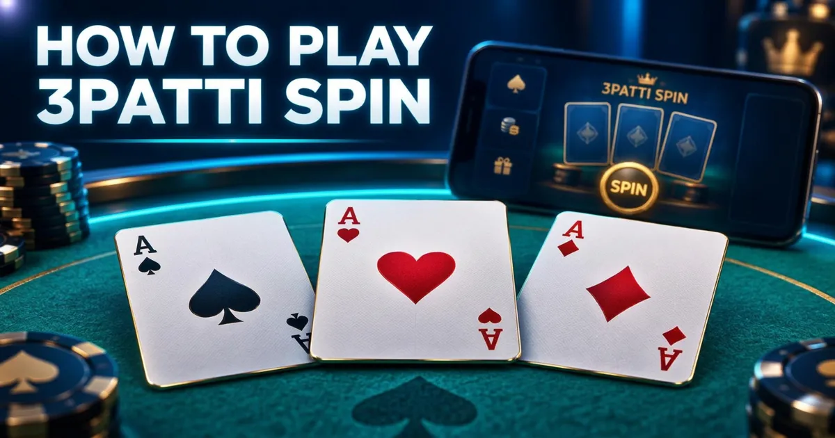 Hand-like glow positioned near three glossy playing cards on a mobile screen